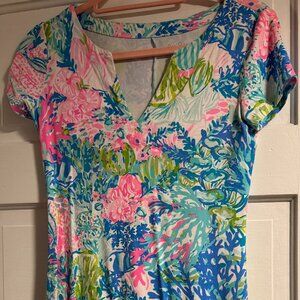 Lilly Pulitzer size xxs fitted knit dress